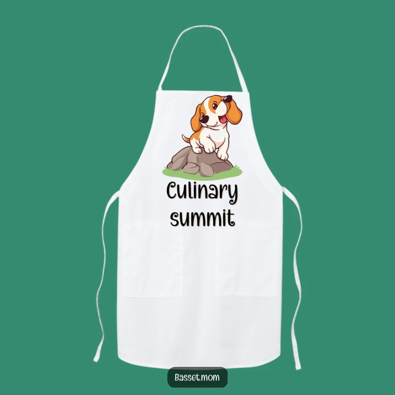 Funny Basset Hound Trailblazer Apron - Motivational Dog Lover Gift!