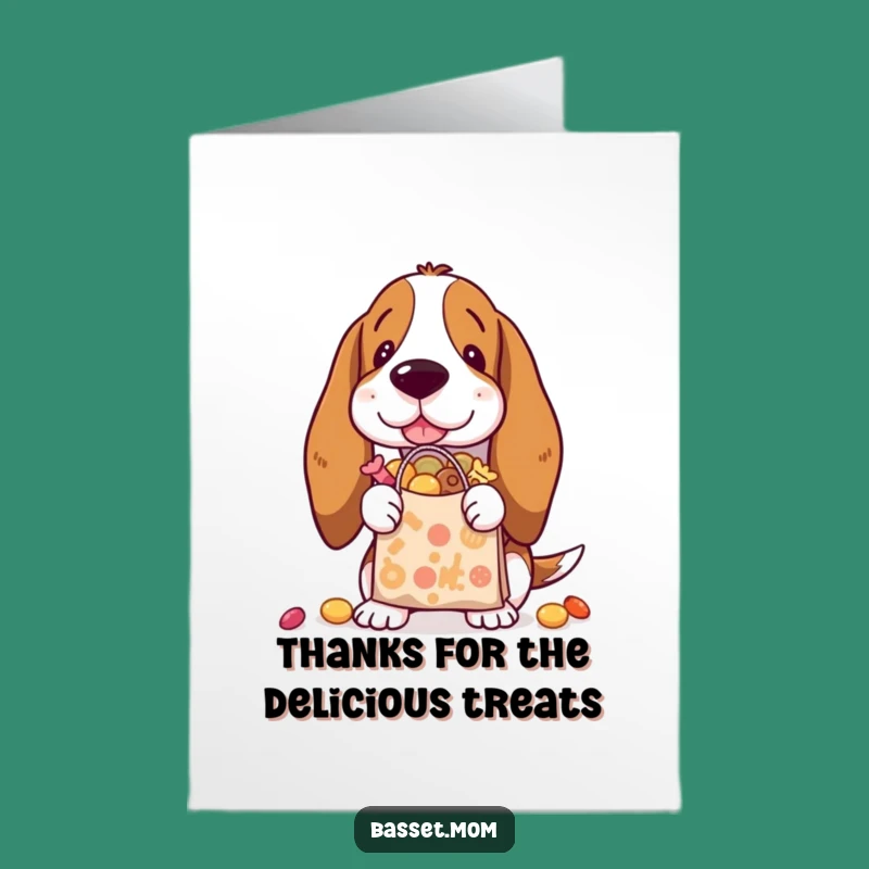 Free Printable Thank You Card: Thankful Treat Hound DIY Downloadable Gift