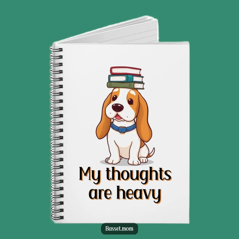 Funny Basset Hound Journal: Hilarious Notebook for Smart Ideas and Dog Lovers