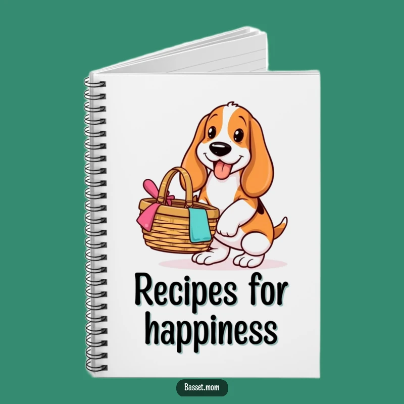 Funny Basset Hound Picnic Planner: Hilarious Notebook for Outdoor Ideas