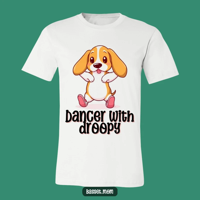 Funny Basset Hound Ballet T-Shirt - Hilarious Dancer Dog Gift Apparel